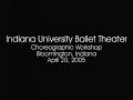IUBT Choreography Workshop | 2005