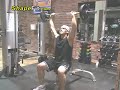 Shoulder Exercises - Seated Barbell Military Press Shoulder Exercises - Seated Barbell Military Press