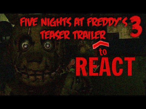 LUIGIKID REACTS TO: FIVE NIGHTS AT FREDDY'S 3 TEASER TRAILER by Scott Cawthon