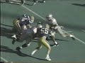 terry glenn again burns the pitt secondary and, to make matters worse, burns pitt again as cooper opts for the 2pt conversion.  this score gives glenn 3 of his 4 scores of the game.

included in this video:
- the entire drive, starting with the second half kickoff.  this drive was the buckeyes' first of the second half.
- words from john cooper coming out of halftime.  yes, that sideline reporter honestly just wished him good luck in the notre dame game... when the buckeyes were only up 6 against pitt... at halftime.
- footage of orlando pace dominance.  i'm reticent to make any bold claims on the essence of buckeye fandom, but i will say this much: you are not a real buckeye fan unless you appreciate orlando pace.  the same holds for pete johnson.
- again: look at orlando pace.  holy smokes.

it still seems odd that the buckeyes would go for two, but i think in 1995, john cooper had a bloodlust.  in games that he had well in hand his second stringers would still try to run up the score.  that said, in defense of cooper, the kicking game sucked noodles for the buckeyes in 1995.