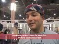 Edie Talks to Block Headwear in Las Vegas
