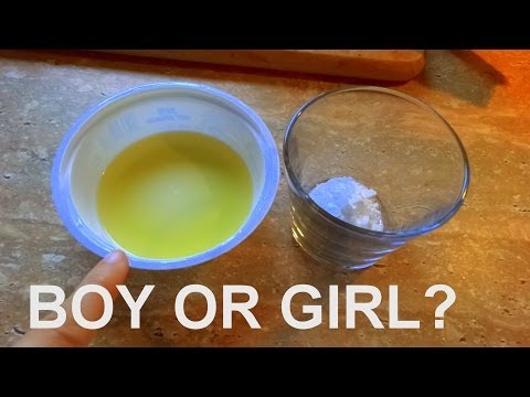 how to baking soda gender test