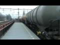 Mixed freight train Railion at Blerick,the NL,with class 189 ,Dec 16,2008