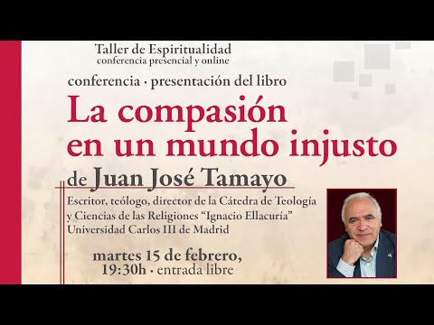 Juan José Tamayo va presentar 'La compasión en un mundo injusto' a l'Espacio Ronda Madrid