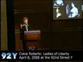 Cokie Roberts at the 92nd Street Y