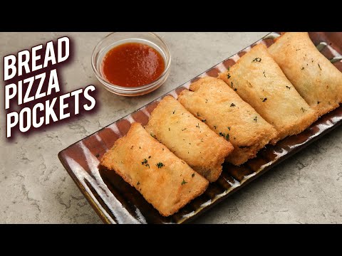 Bread Pizza Pockets – Veg Pizza Pockets Recipe – Monsoon Recipe – Kids Snack Recipe – Bhumika