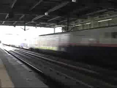上越新幹線　上毛高原駅の通過列車