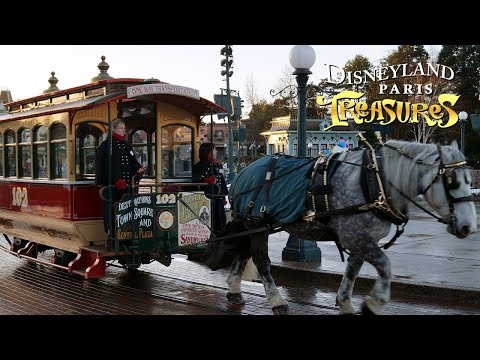 Horse-Drawn Streecar Complete Ride to Central Plaza – Disneyland Paris HD Christmas 2024