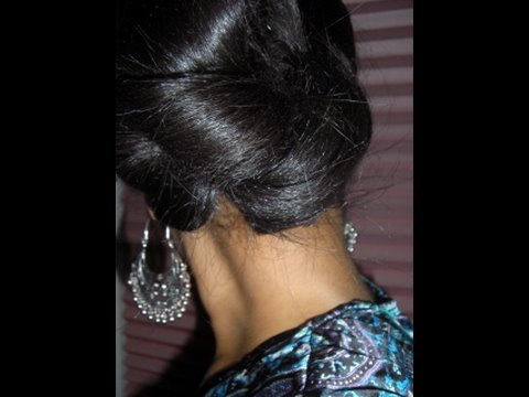 Simple Everyday Updo. This look is very quick easy & simple to do!