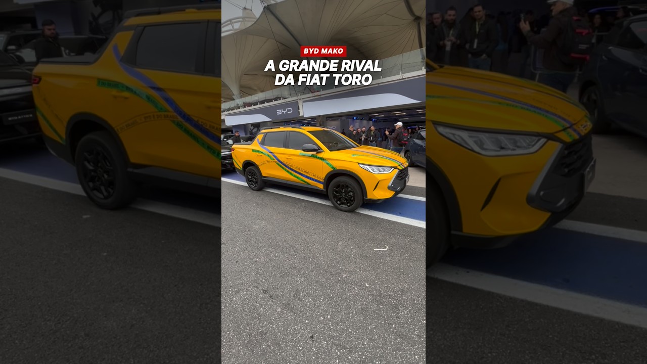A BYD MAKO será a grande rival da Fiat Toro