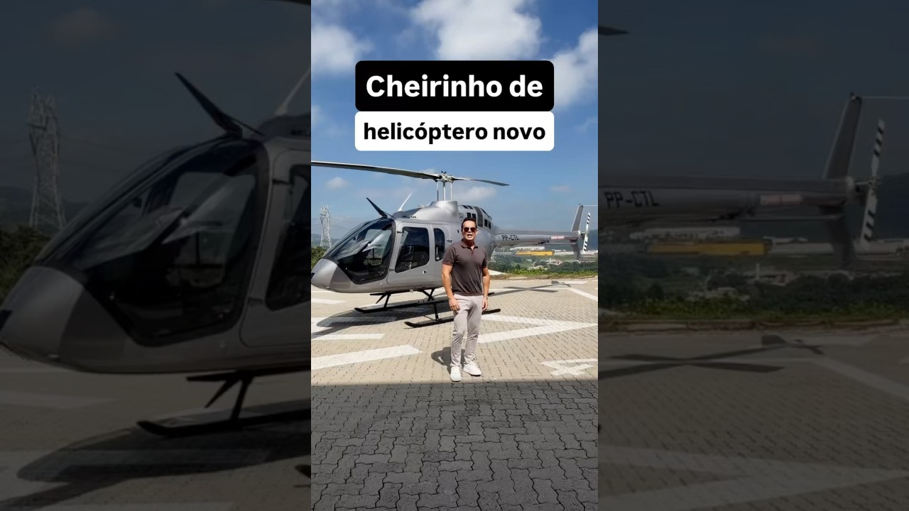 Cheirinho de helicóptero novo