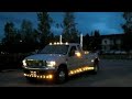 flames from a truck