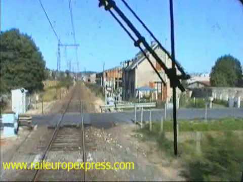 margeride - Toujours à bord de la BB 9621 entre Aumont-Aubrac et Saint Chély d'Apcher.