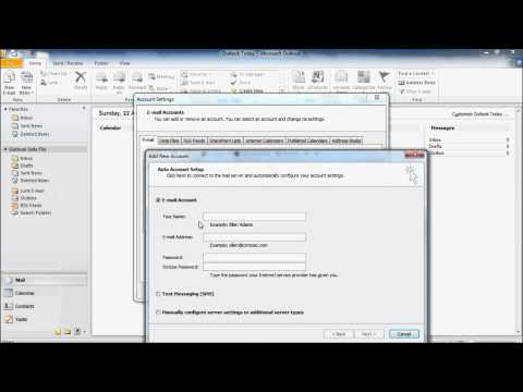 how to sync ako email with outlook