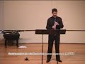 performance of reflections - inner space music - (1970) for clarinet solo