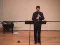 performance of reflections - inner space music - (1970) for clarinet solo