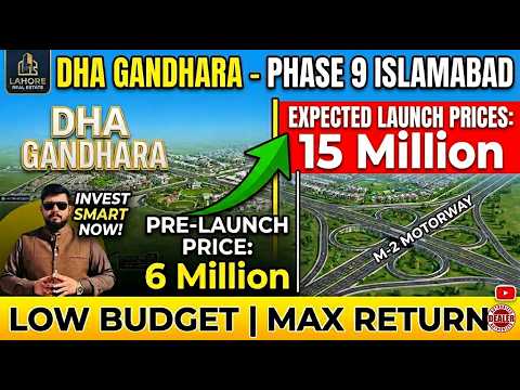 DHA Gandhara Islamabad Phase 9: Get 1 Kanal File At Half Price Before The Official Launch in 2026