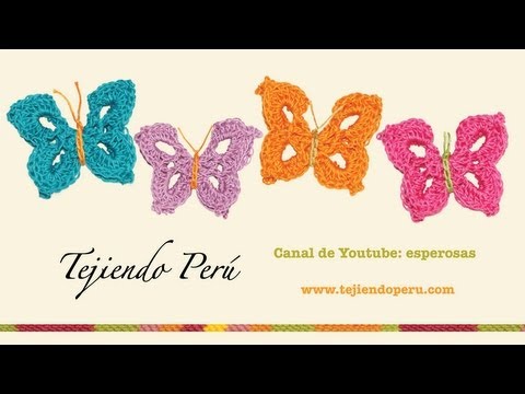 Mariposas en crochet