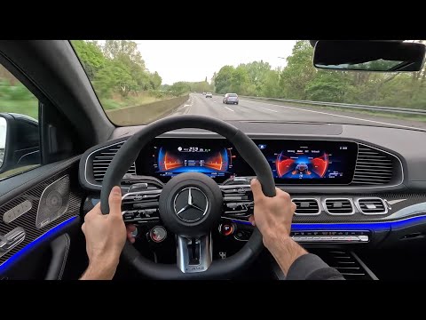 NEW 2026 Mercedes GLE 63 S AMG POV Drive on the German AUTOBAHN!