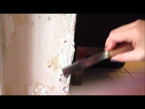 Raufaser Tapeten Reparatur Spachtel - schnell und einfach zum selber reparieren  tutorial