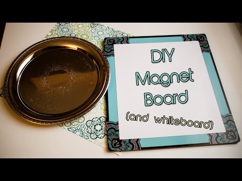 DIY | Dollar Tree Magnet Board and Whiteboard Tutorial | Creation in Between