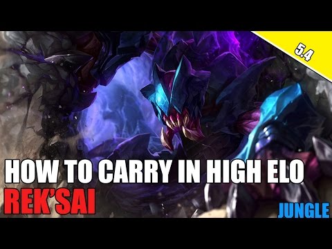 ✔ HOW TO CARRY GUIDE AS REK'SAI JUNGLE - DIAMOND 3 | FULL COMMENTARY | Season 5
