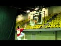 New Kid Mazella  2 steps dunk behind 3 points line !