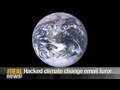 Hacked climate change email furor