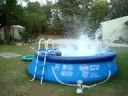 Belly Flop into Kiddie Pool