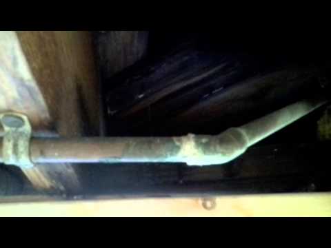 how to find a leak in upstairs bathroom