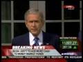 president bush statement on plan to save wall street