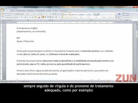 MODELO DE OFÍCIO DE SOLICITAÇÃO