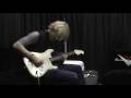 here's fender signature artist and longtime friend kenny wayne shepherd preparing for his performance in the green room backstage.