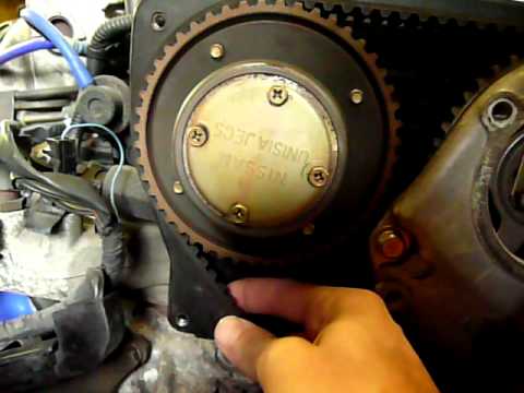 how to change timing belt rb25de