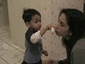 ishaan cleaning glasses and dancing