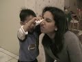 ishaan cleaning glasses and dancing