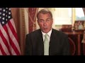 In the Weekly Republican Address, House Speaker John Boehner (R-OH) touts the Middle Class Tax Relief & Job Creation Act, legislation the House will vote on next week that will help to create thousands of new American jobs while helping families struggling with the consequences of President Obama's failed economic policies. This jobs bill (HR 3630) will extend the payroll tax cut, protect Social Security, reform and extend unemployment insurance, and extend pro-growth tax relief for businesses of all sizes -- while also advancing several bipartisan measures that will directly support the creation of private-sector jobs, including the Keystone XL energy pipeline. Everything in the House bill is offset by spending cuts, rather than through tax increases that would hit small businesses and destroy jobs, as proposed in Senate Democrats' bill.
