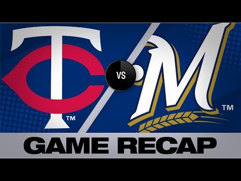 Video: Grisham's 3-run home run lifts Brewers | Twins-Brewers Game Highlights 8/14/19