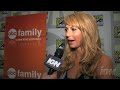 the cast and creators of the upcoming miniseries cut their way through comic-con.