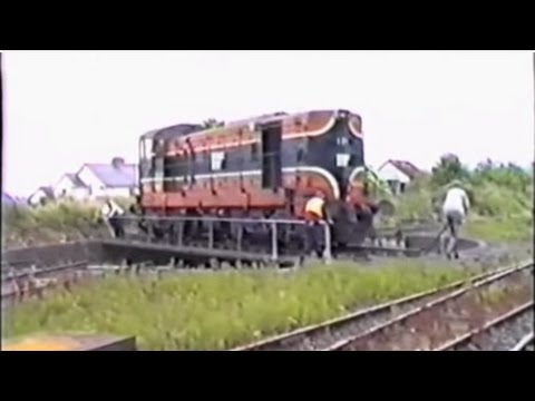 Irish Rail 121 Class - Mullingar Turntable - July 1992