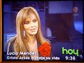 ''HOY'' EL REGRESO DE LUCIA MENDEZ A TELEVISA