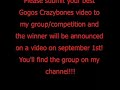 Gogos video competition advertisment Gogos video competition advertisment