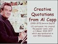 Creative Quotations from Al Capp for Sep 28