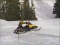 Great Snow Mobile Making Somersault