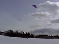 Snowkiting in Oakville