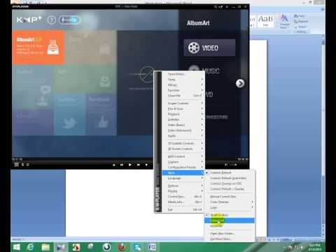 how to install km player skin