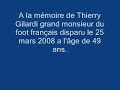 grand monsieur du foot fran�ais,qui laisse le foot orphelin (merci thierry tu va beaucoup nous manquer.