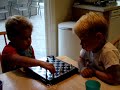 This is an OLDER home video I just found. It cracks me up. I think Justin was 6 and Jake was 4. He is trying to teach Jake the rules of chess I believe. Poor Jake just isn't getting the complicated rules. I love this interaction! ENJOY!