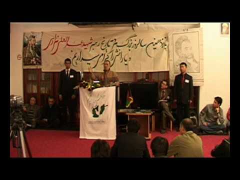 321hazara - سالگرد بابه مزاري در مونشن ،علي هوشمند2010.