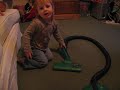 grace doing the hoovering
